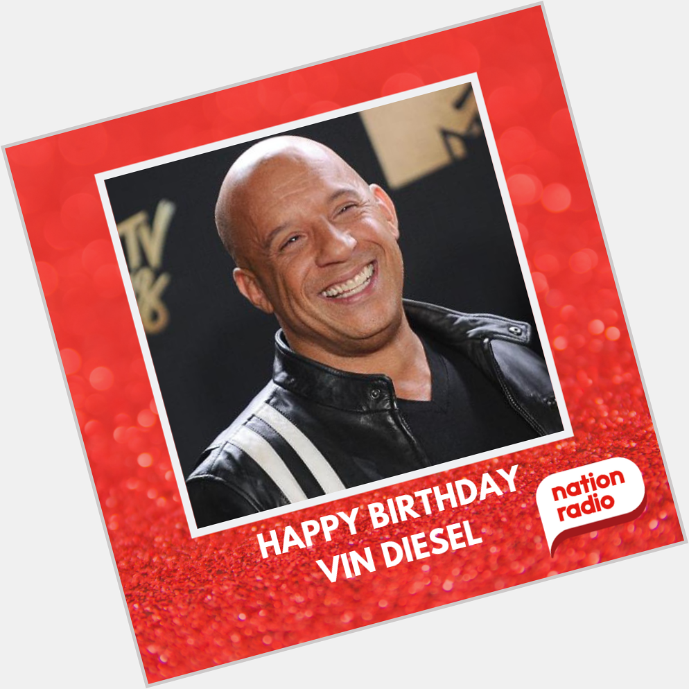 Happy Birthday Vin Diesel, he\s 52 today! 