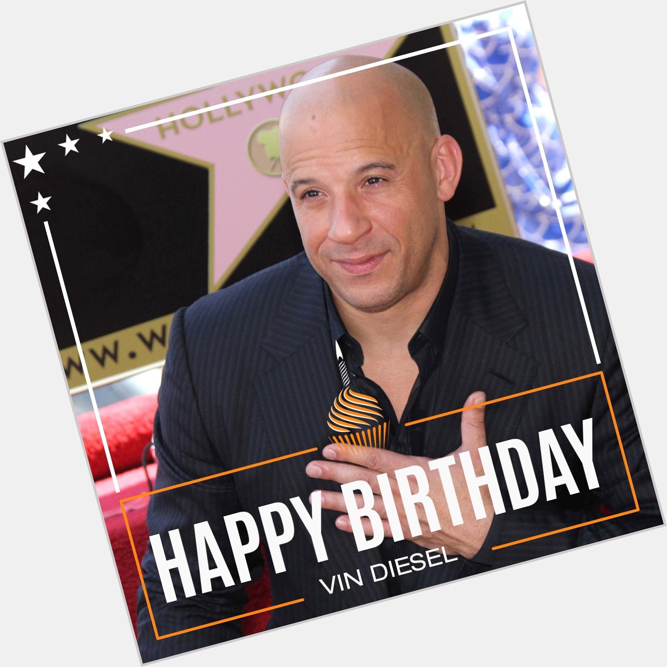 We want to wish Star Vin Diesel a big happy birthday.
We hope you have an explosive one 