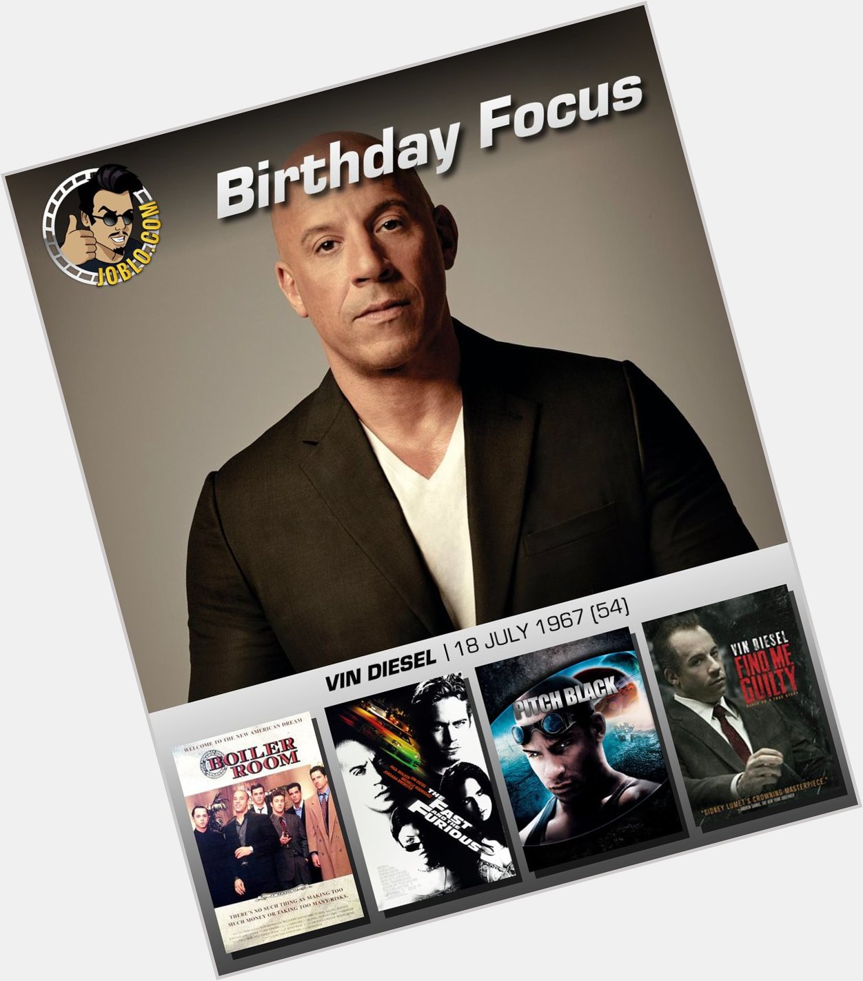 Wishing Vin Diesel a very happy 54th birthday! 