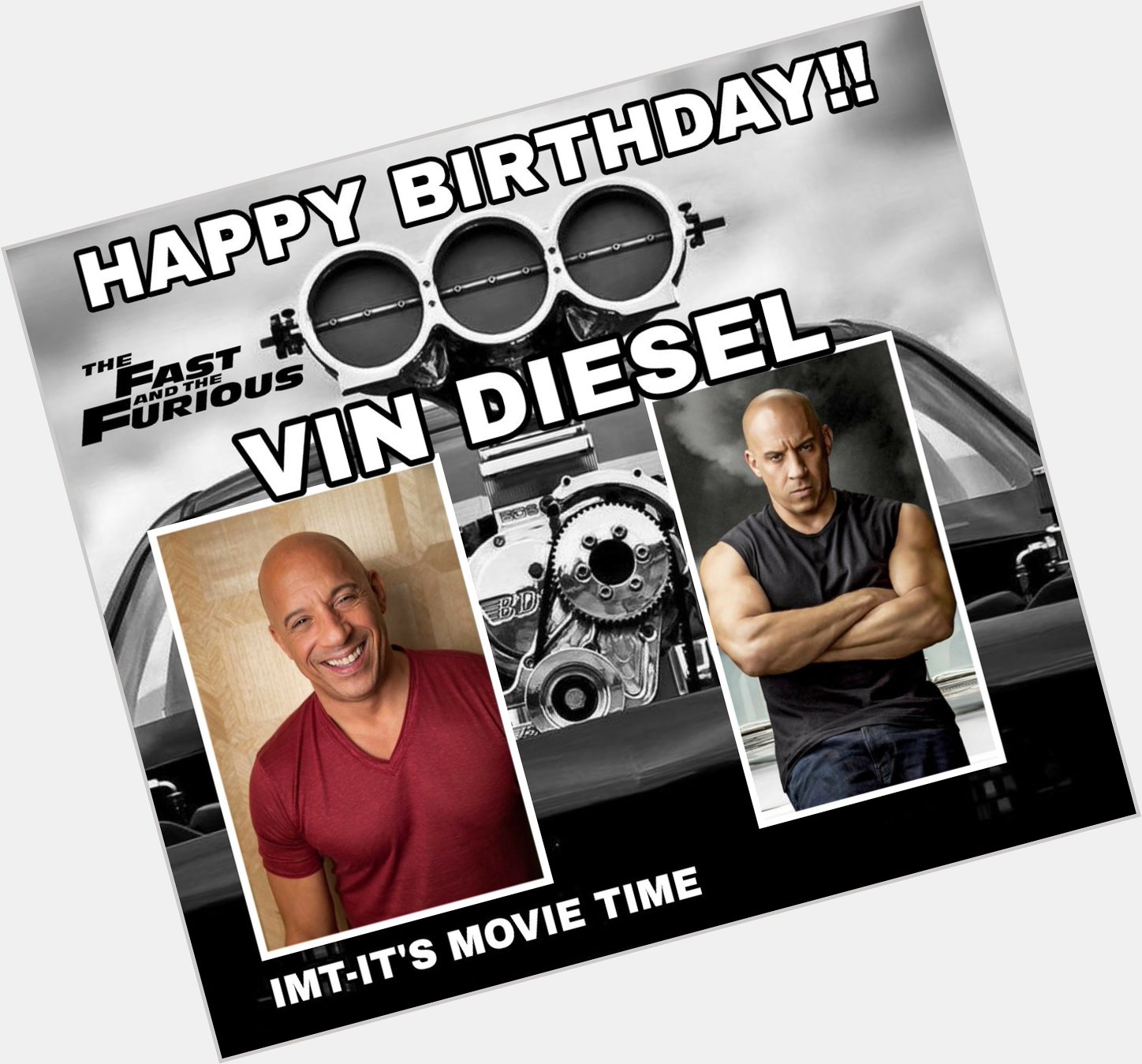 Happy Birthday to Vin Diesel! He is celebrating 53 years. 