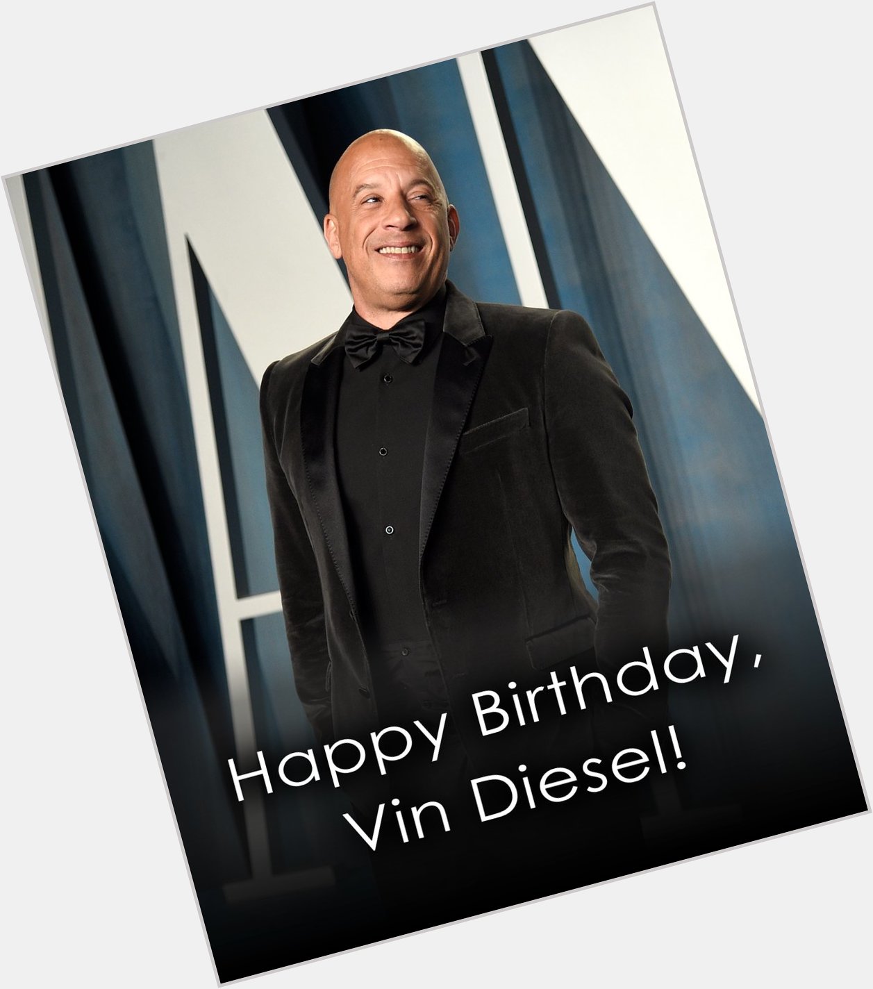 HAPPY BIRTHDAY, VIN DIESEL! The \"Fast & Furious\" star is turning 55 years old today.  