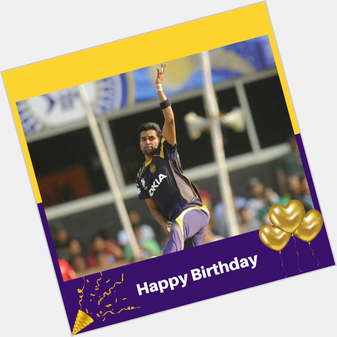 Wishing a very happy birthday to our former Knight, R Vinay Kumar.

He was bought by KKR today in 2014. 