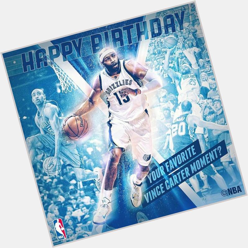 Join us in wishing VINCE CARTER a HAPPY BIRTHDAY! by nba 