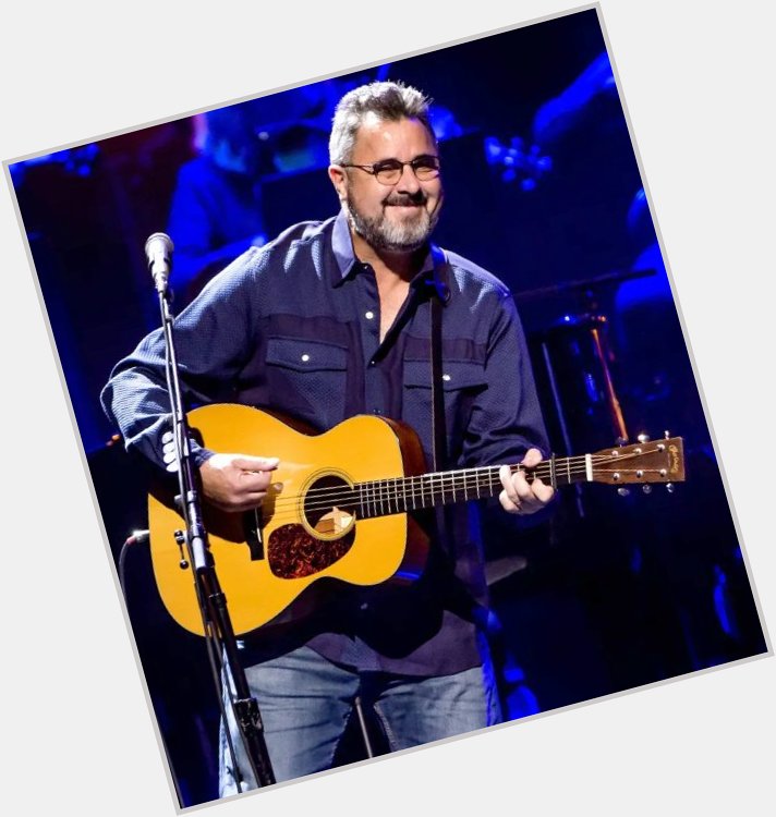 Happy Birthday Vince Gill!  66 years old today and still pickin\
and grinnin\. 