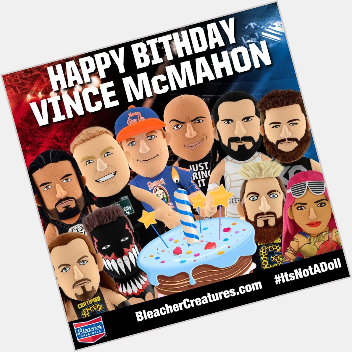 Happy Birthday to The Boss, The Chairman, Vince McMahon.    
