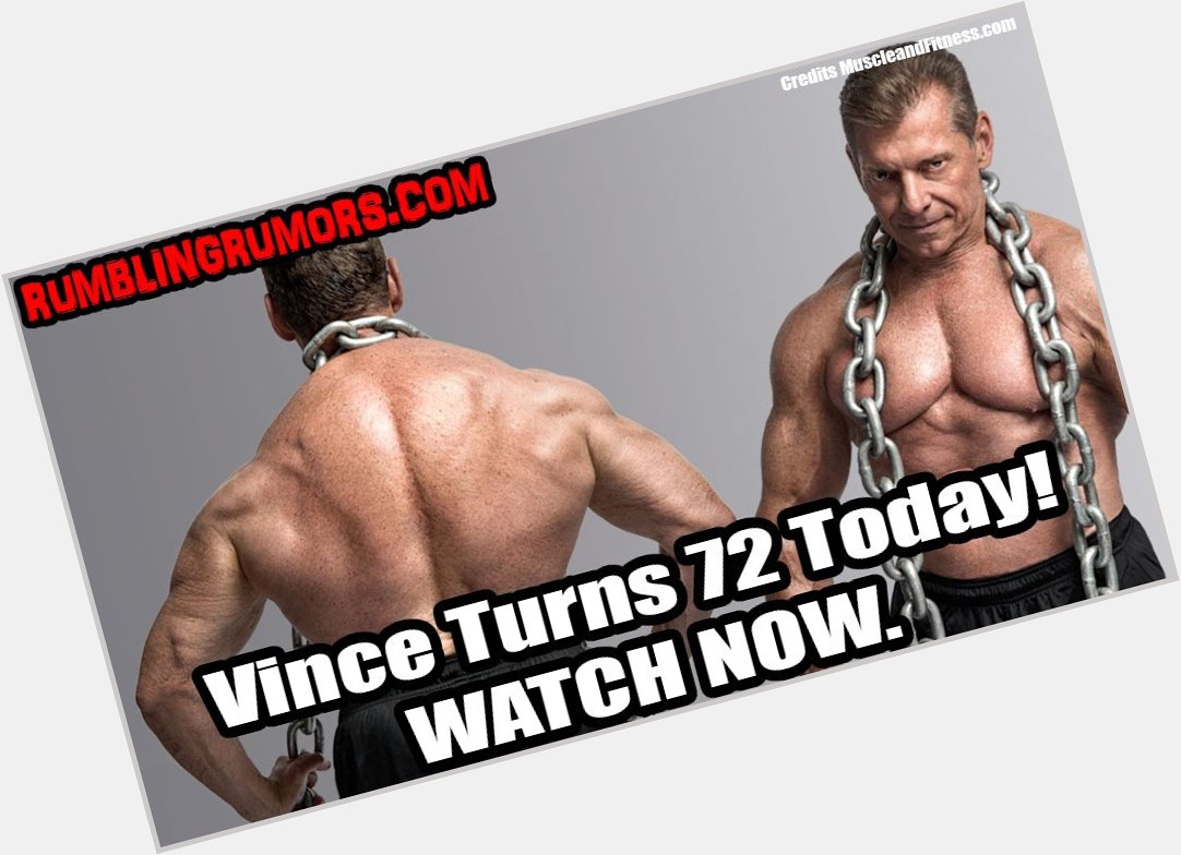 Happy Birthday Vince McMahon!      
