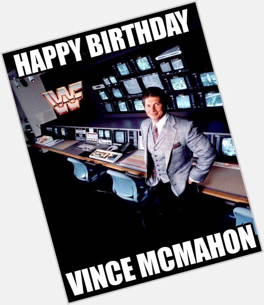GREAT guy.
Old School WWF Promoter Vince McMahon Jr. Turns 73 Today. HAPPY BIRTHDAY    