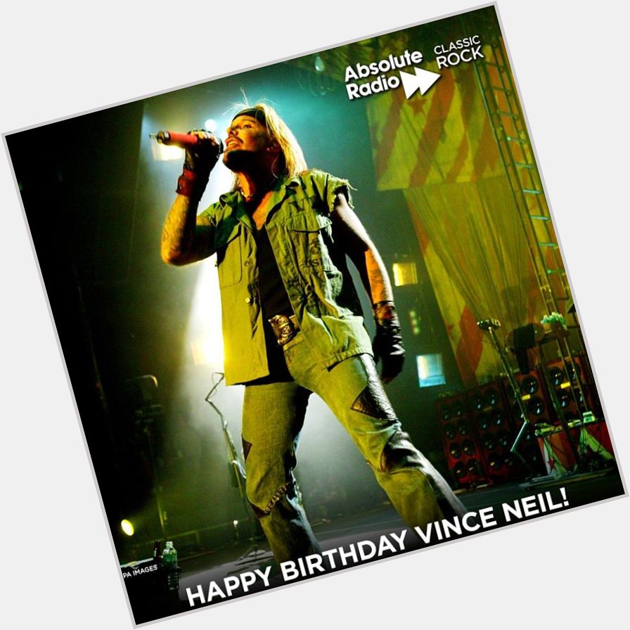 Happy birthday to Vince Neil of the now sadly departed Motley Crue! 