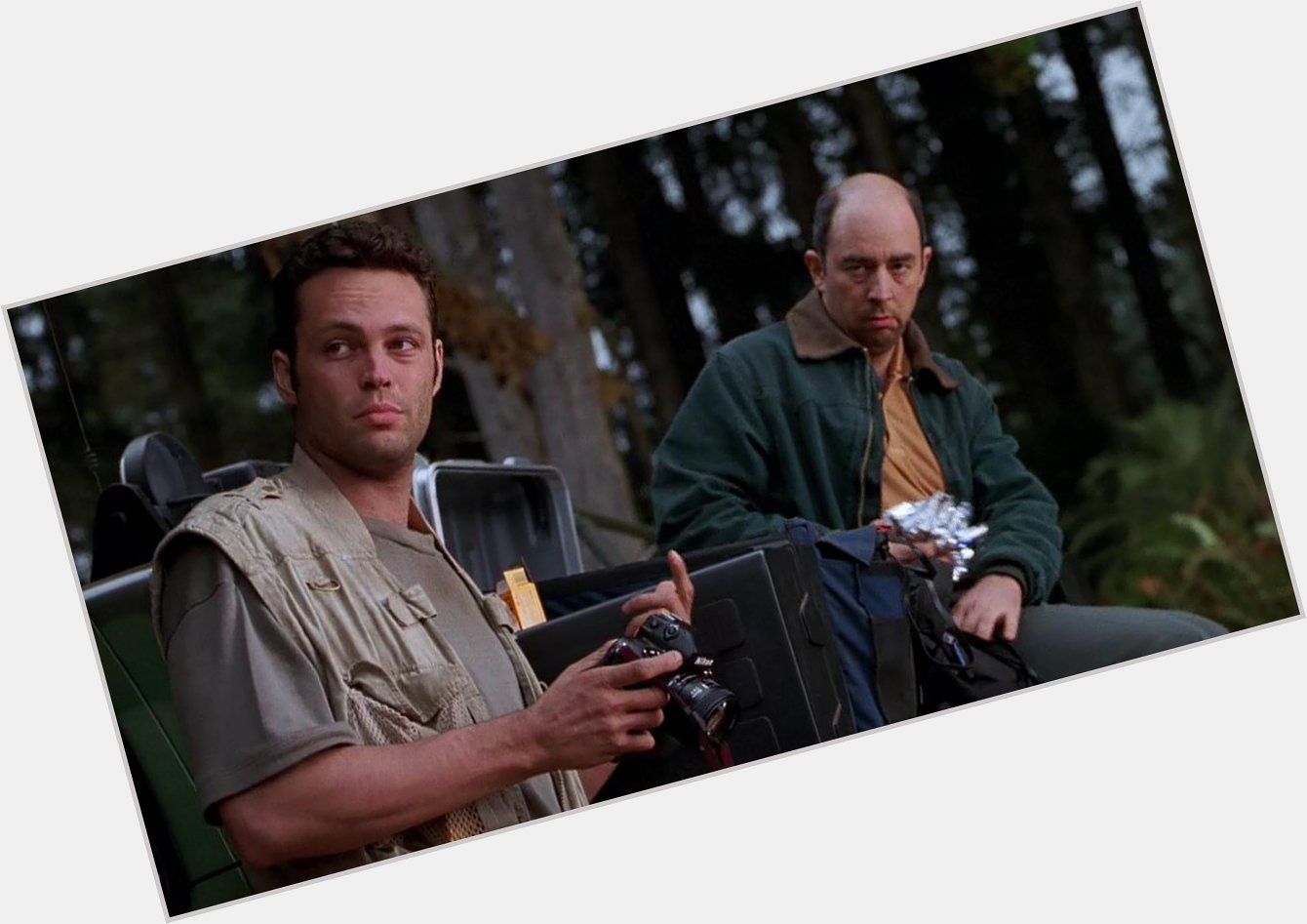 Happy 45th Birthday to today\s über-cool celeb w/an über-cool camera: VINCE VAUGHN in The Lost World: Jurassic Park 