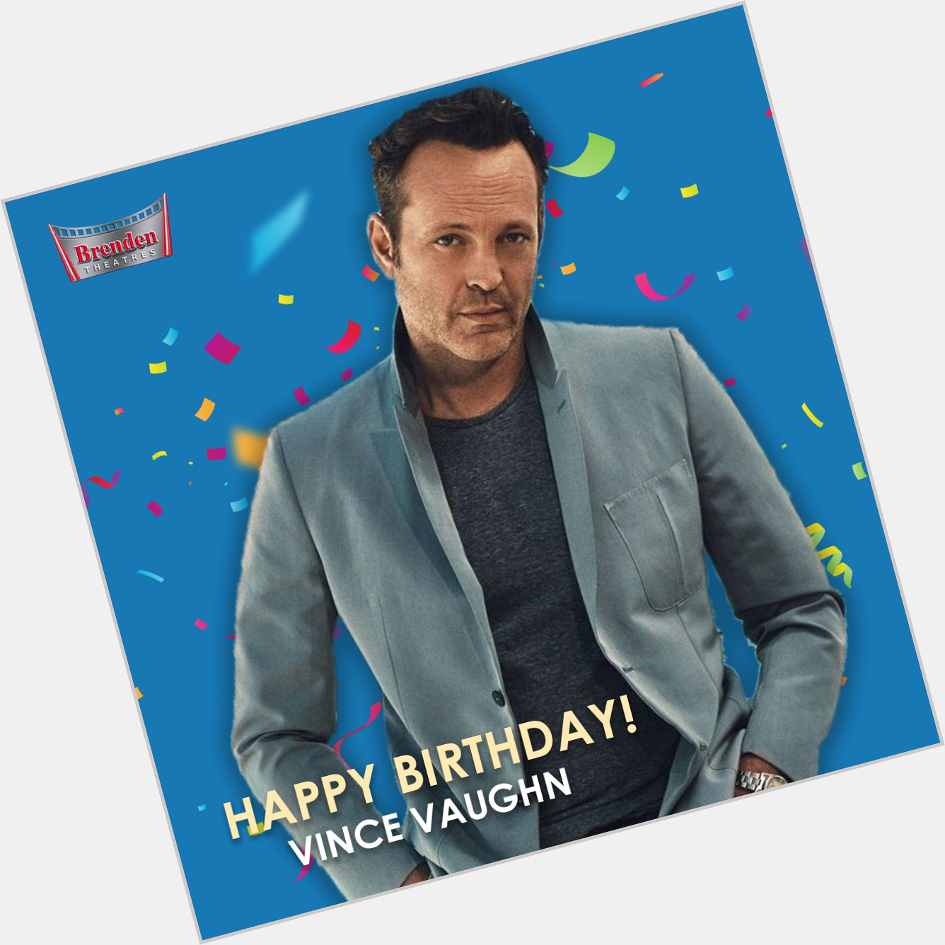 This actor from Wedding Crashers and much more turns 50 today Happy Birthday to Vince Vaughn! 