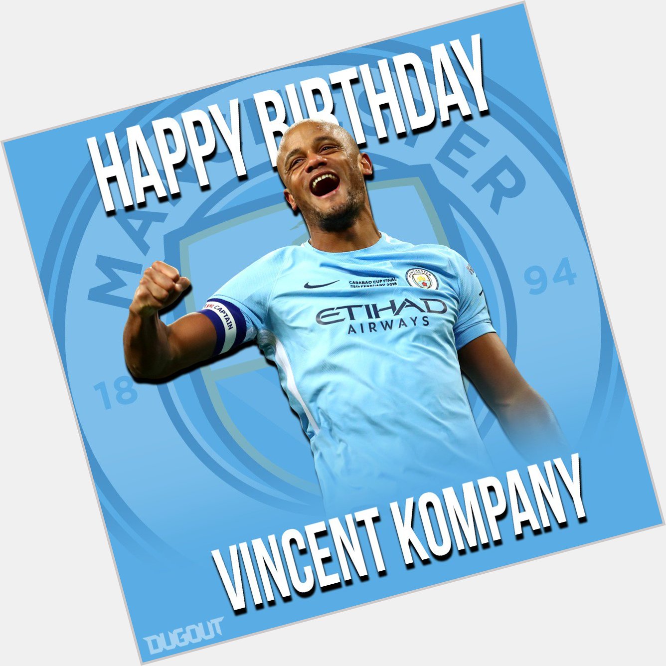 Happy 32nd Birthday to captain Vincent Kompany! Can he inspire his team to a victory tonight? 