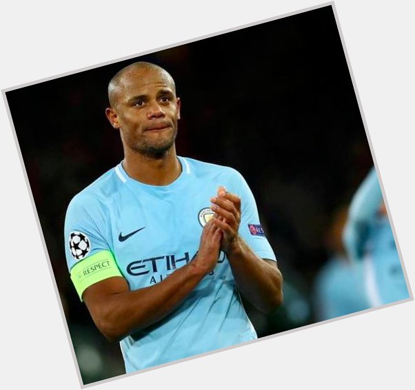  Happy Birthday Vincent Kompany.  Will he be celebrating a place in the Champions League Semi\s tonight? 