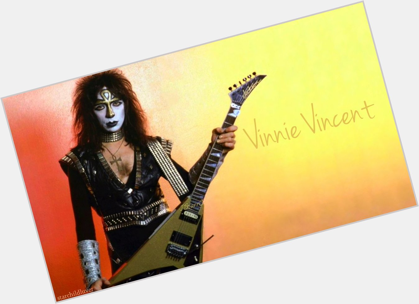 Happy Birthday to the ex lead guitar player from kiss Vinnie Vincent 