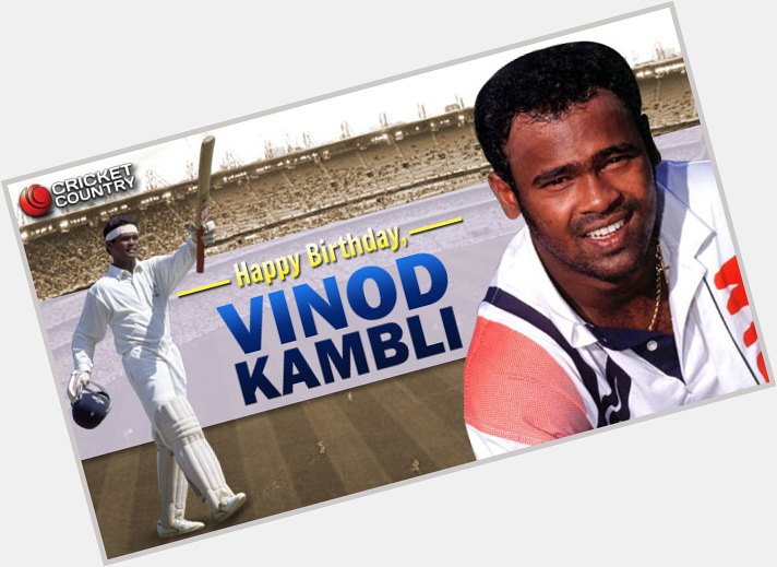 Happy 49th Birthday to Former Indian Cricketer,
Mr Vinod Kambli Ji. 