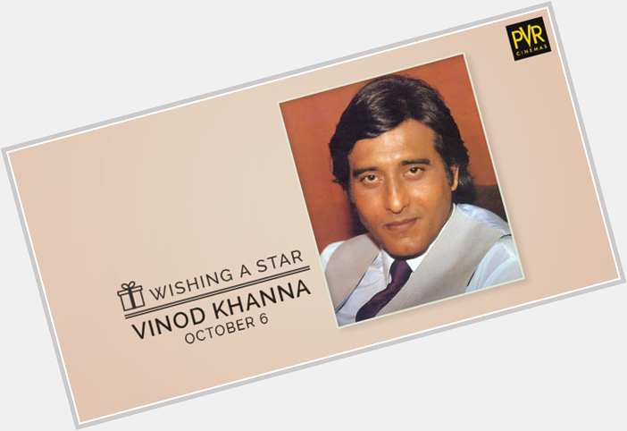We wish actor-producer turned MP Vinod Khanna, a very happy birthday! 