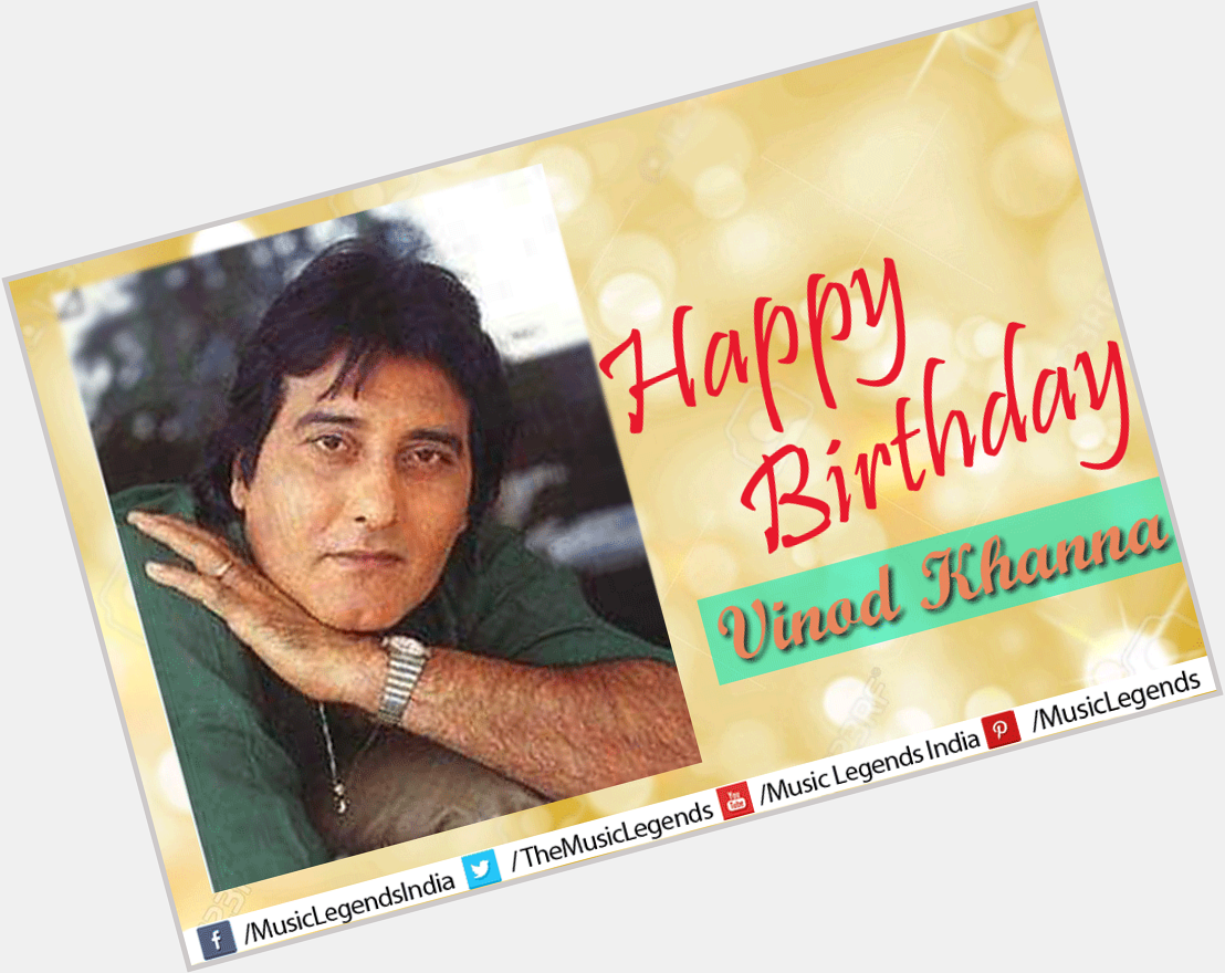 Happy Birthday to the finest actor of Bollywood Vinod Khanna Listen to his romantic song >>  
