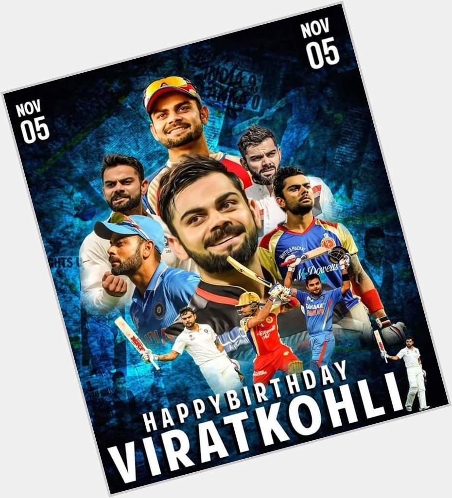 Happy birthday to Virat Kohli    
