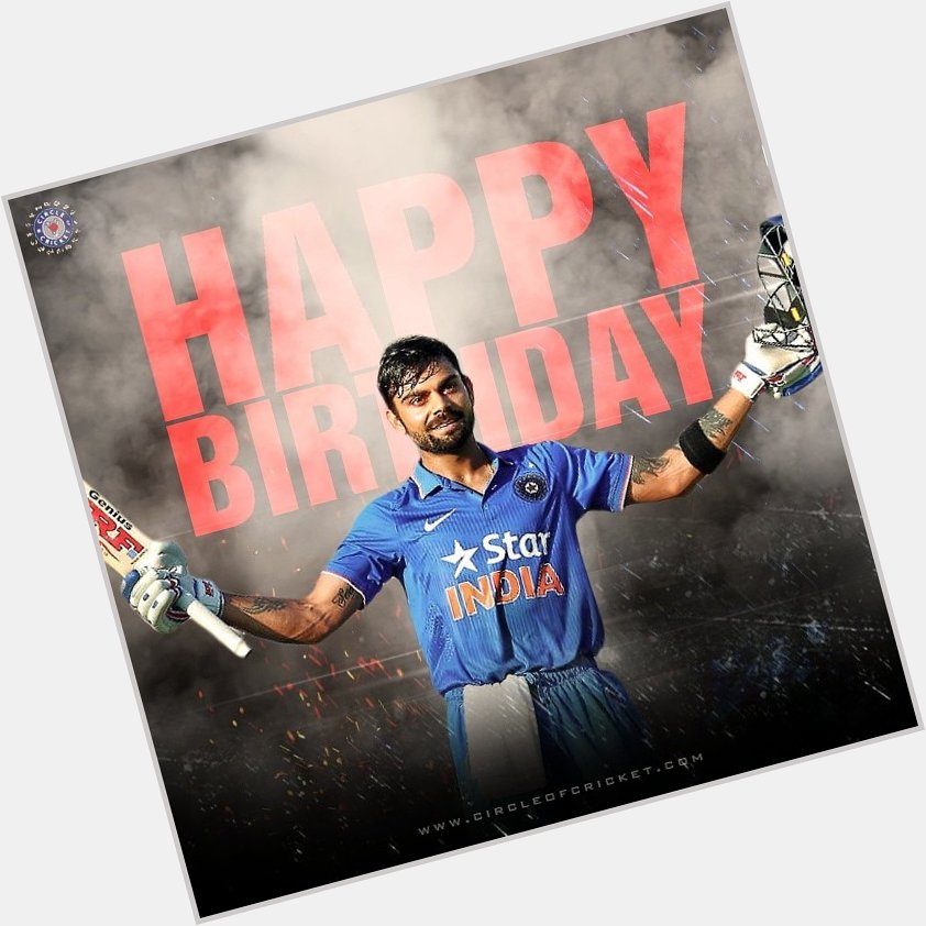 Happy Birthday Indian cricket man in Virat Kohli  