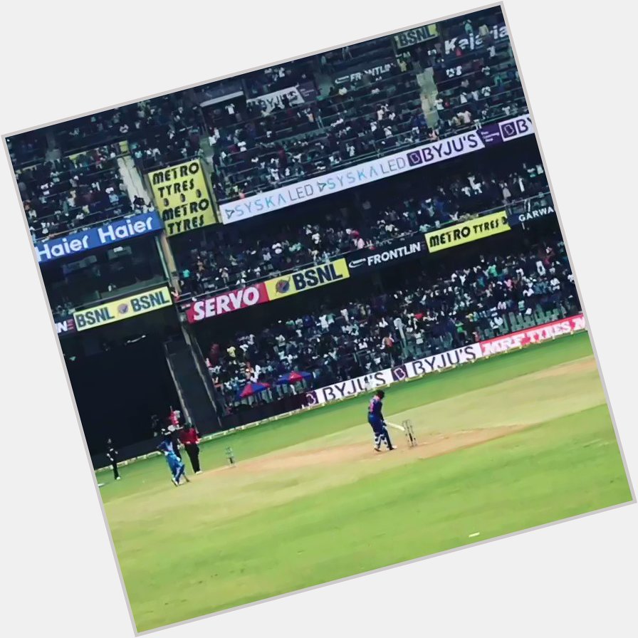 Virat Kohli getting to his 32nd ODI Century! Happy Birthday King Kohli! 