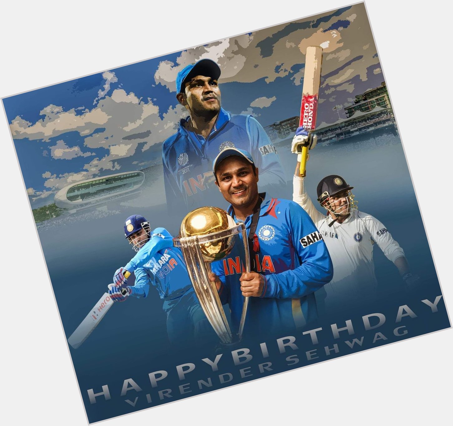  Happy Birthday Virender Sehwag Sir............ Many Many Happy Returns Of The Day........ 