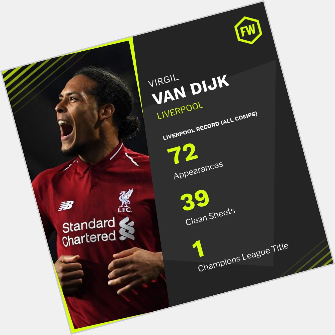 Happy Birthday Virgil van Dijk The best defender in the world?   
