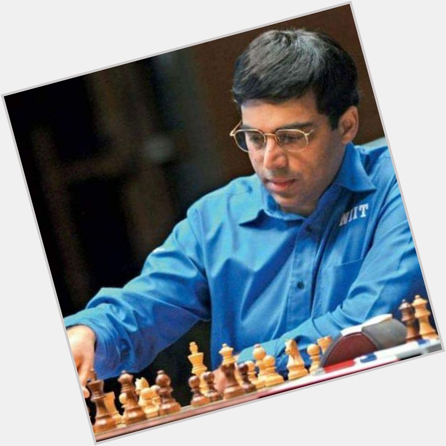 Happy Birthday Indian chess Grandmaster Viswanathan Anand. 