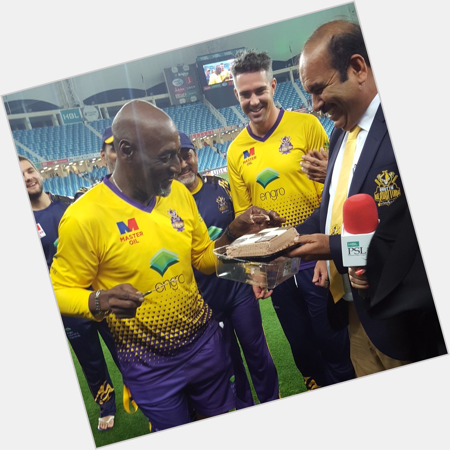 Happy Birthday Sir Viv Richards. This cake must taste sweeter now after such a thrilling win  