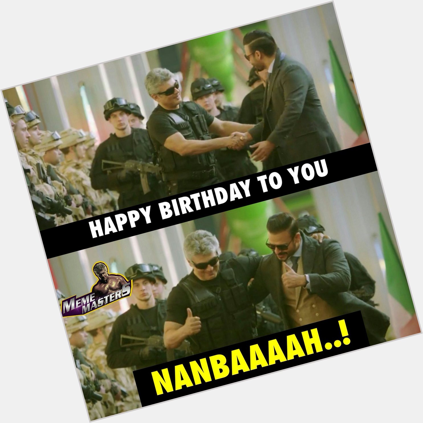 Happy birthday nanba.. Have a successful year ahead ...
Wishes from Loyal Thala Ajith fans 