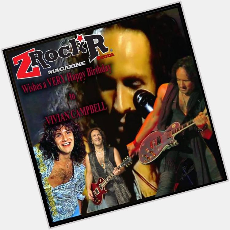 Zrockr wishes Vivian Campbell a very Happy Birthday!!! Stay Undefeated \m/ 