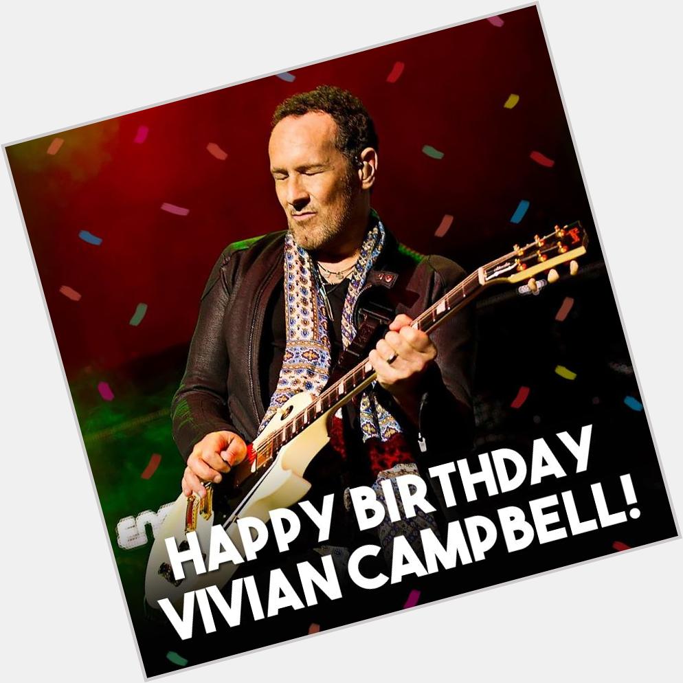 Happy 53rd Birthday to Vivian Campbell, the amazing guitarist of Catch them LIVE in SG November 24th! 