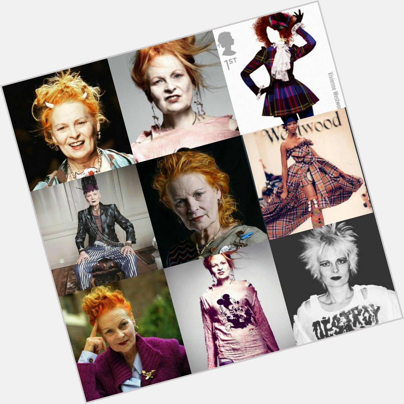 Happy 75th birthday Vivienne Westwood. She invented punk. Can\t get much cooler than that! 