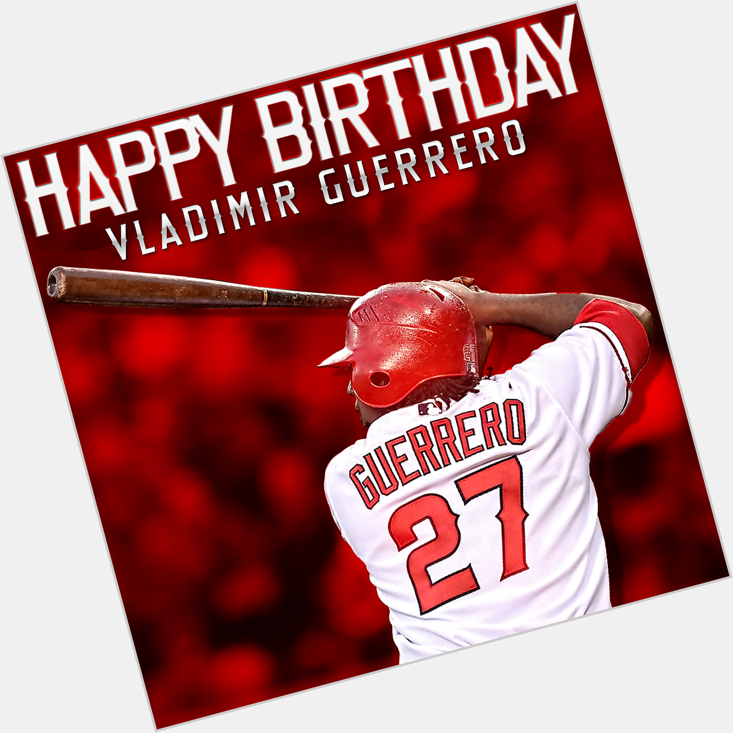 Happy 40th birthday to nine-time All-Star Vladimir Guerrero. 
