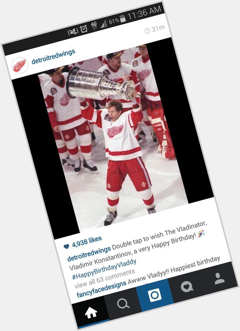  just posted this. Vladimir Konstantinov was one of the best. Happy Birthday, Vlad! 