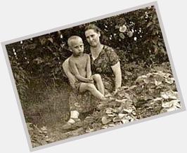HAPPY 63rd BIRTHDAY VLADIMIR!! Live Long and Prosper!! Photo of Vladimir Putin with his mother 1958 
