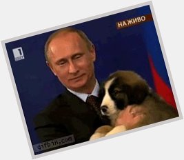 October 7th. Putin\s puppy wishes Vladimir Putin a very Happy Birthday!  