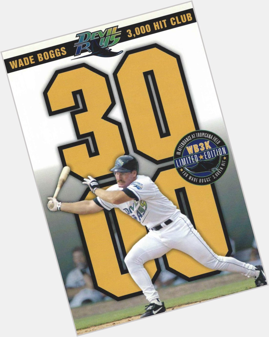  to being at The Trop the day Wade Boggs got his 3,000th hit. Happy Birthday 