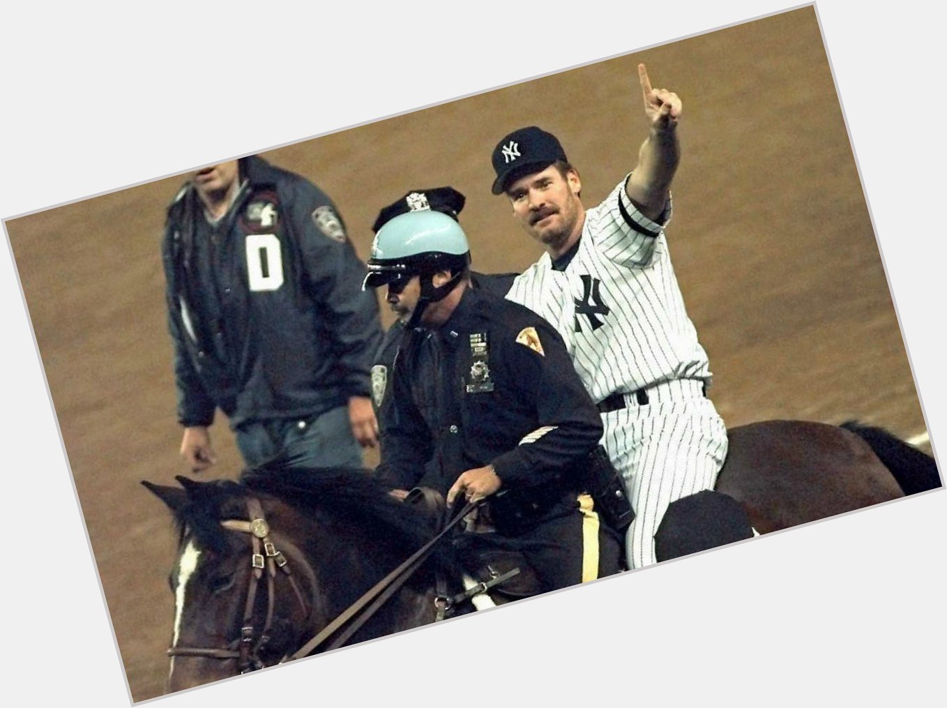 Happy birthday to the horse-ridin , rubber-chicken-holdin Wade Boggs! 