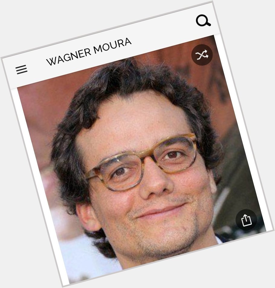 Happy birthday to this great actor.  Happy birthday to Wagner Moura 