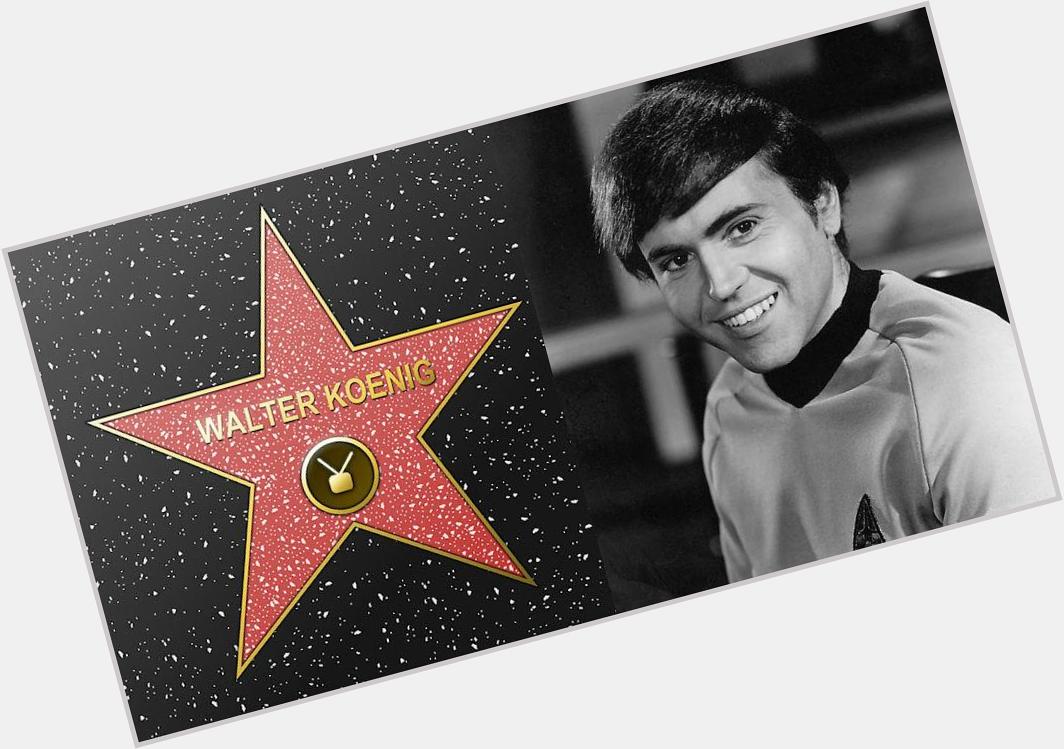 We fondly wish a happy 79th birthday to Walter Koenig ( who played Star Trek\s Pavel Chekov. 