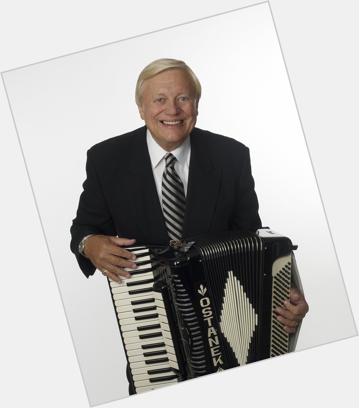 Happy 82nd birthday to \"Canada\s King of Polka\" Walter Ostanek. Let\s have a party! 
 