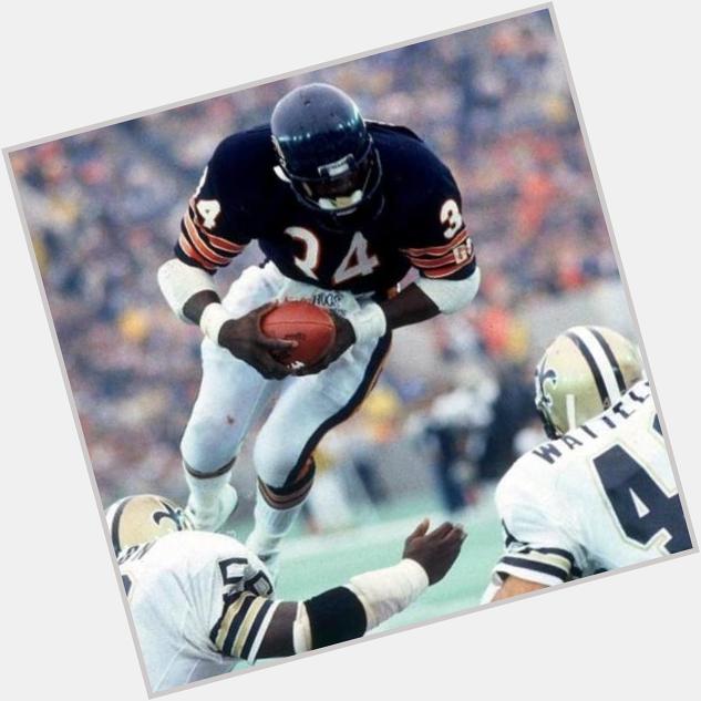 Happy birthday to Walter Payton. The legend I was named after   