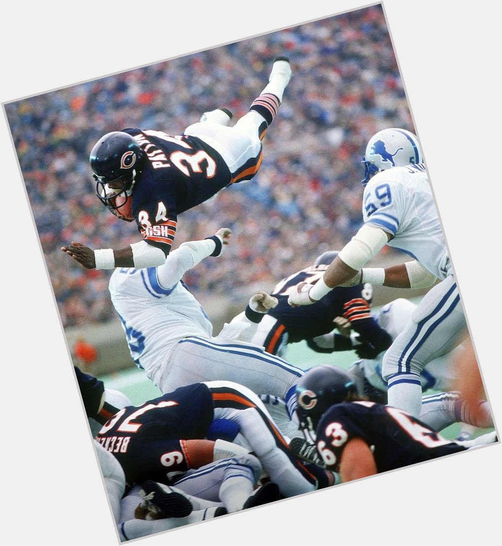 Late, but the annual happy birthday to the greatest running back of all time, Walter Payton 