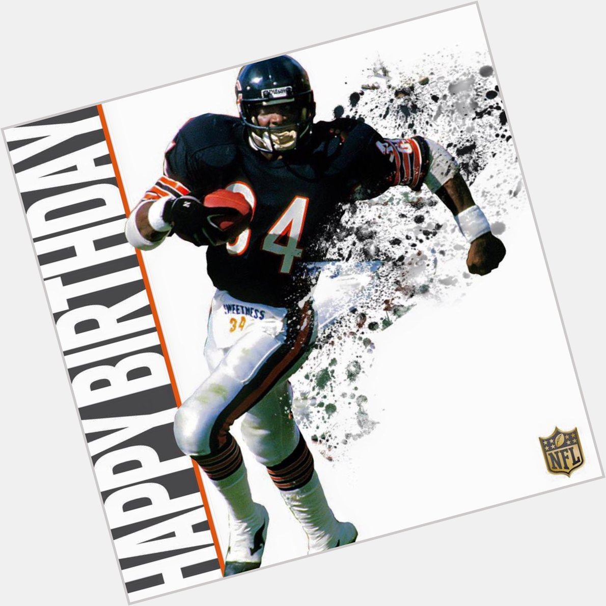 Happy Heavenly Birthday to Walter Payton. He would have been 65 today. 