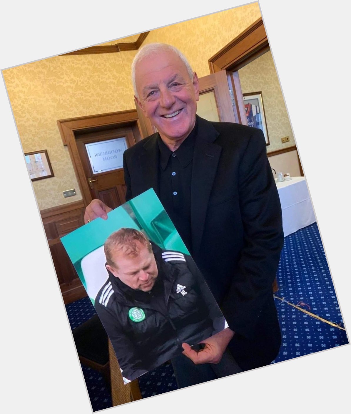 Happy birthday Sir Walter Smith have a great Day love your card                          