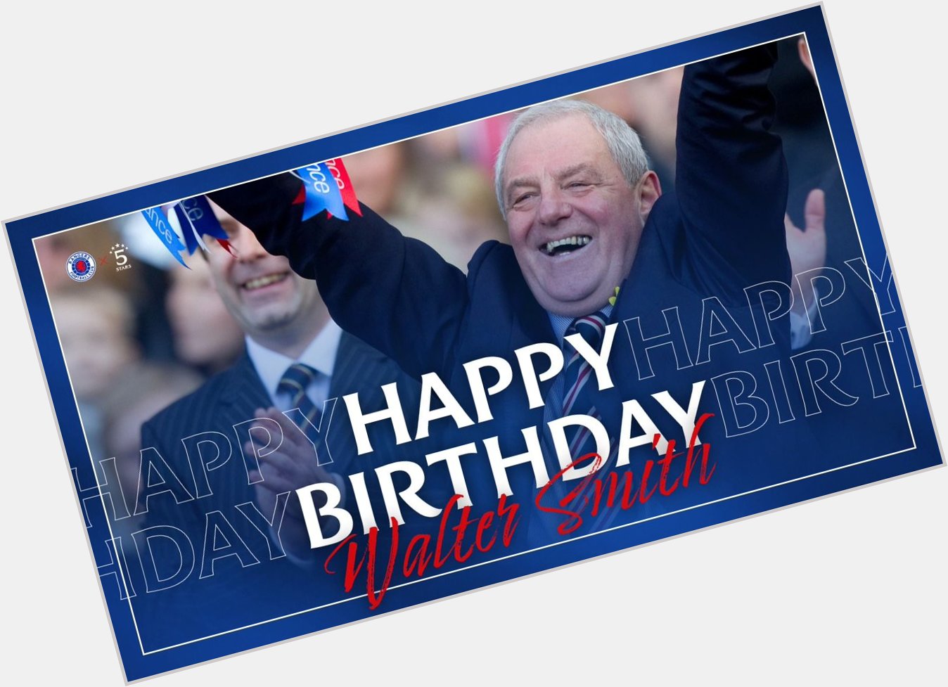 HAPPY BIRTHDAY to the gaffer, and latest signing, WALTER SMITH!  