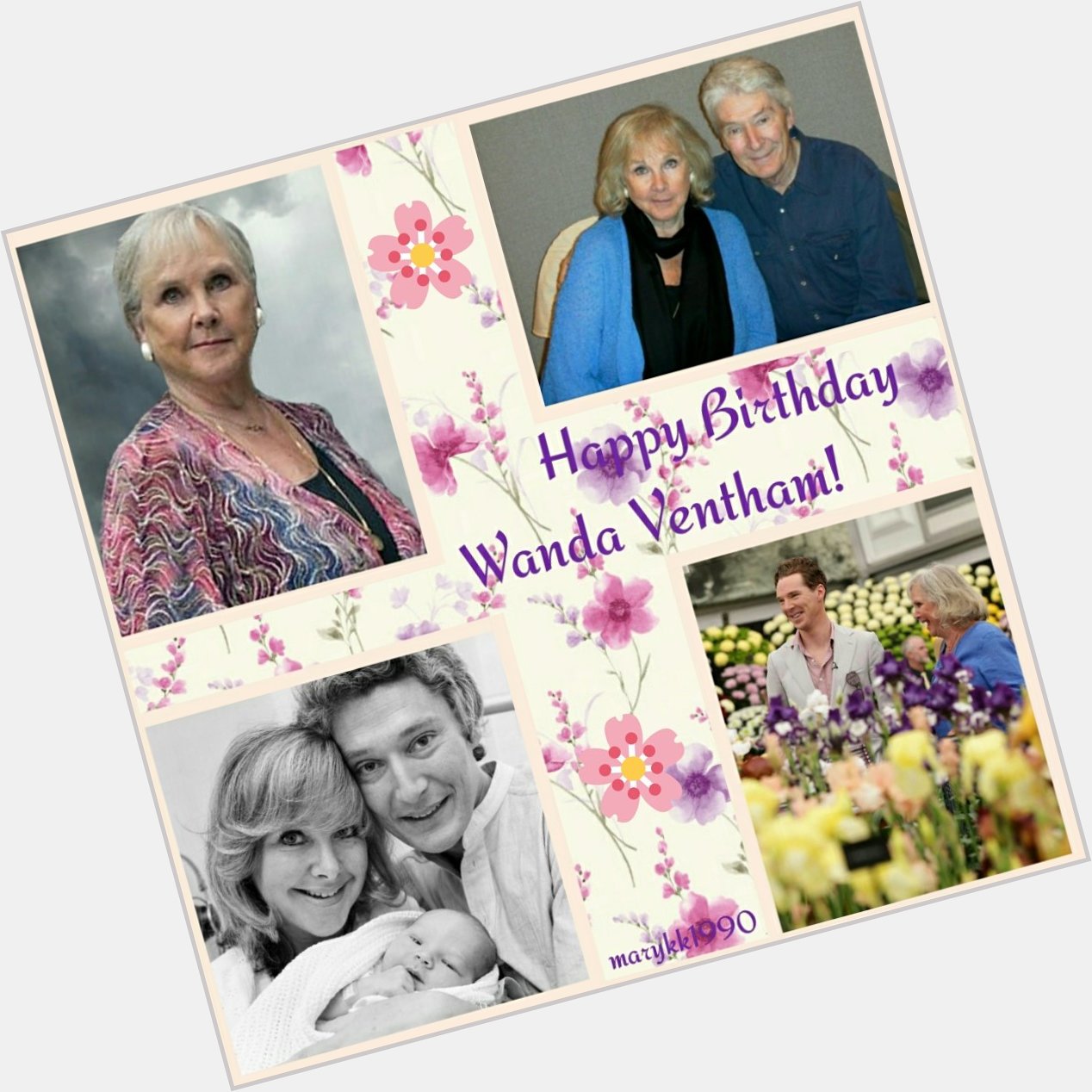 Wishing Happy Birthday to Wanda Ventham! I hope you have a perfect and lovely day with your beautiful family.    