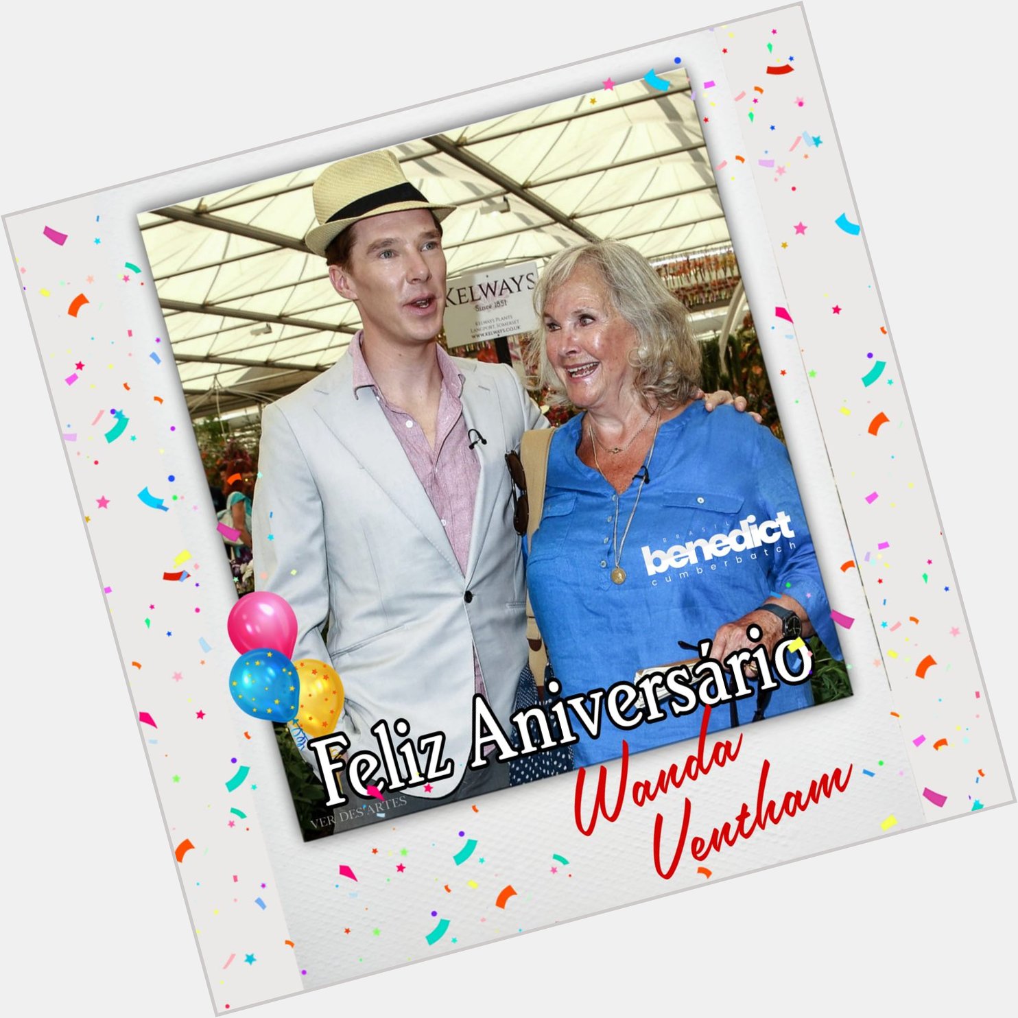 Hoje o parabéns é mais que especial, é para a mãe do nosso patrão Benedict, Wanda Ventham!   Happy bday, Wanda! 