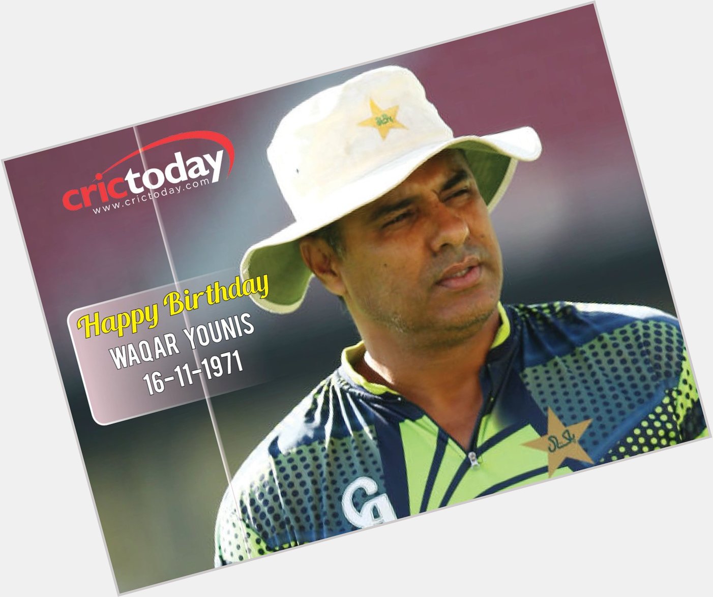  Happy Birthday Waqar Younis 