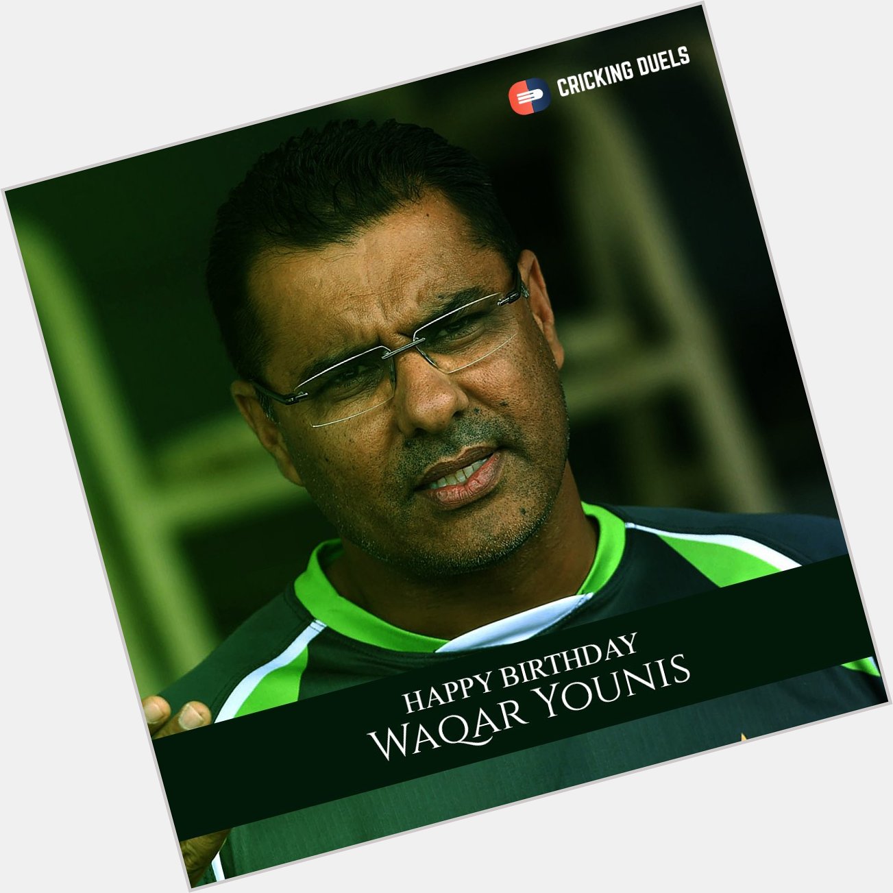 Happy birthday, Waqar Younis. 