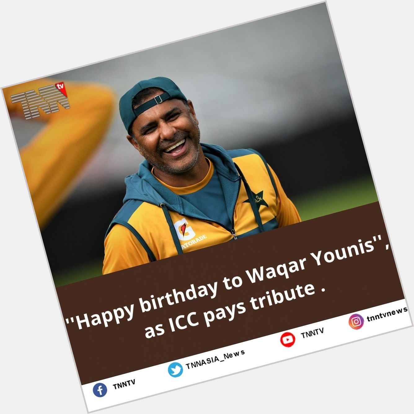 \\Happy birthday to Waqar Younis\\, as ICC pays tribute .    